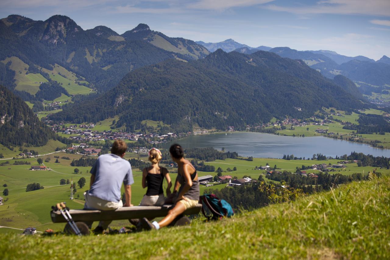 Postgasthof Fischerwirt Walchsee Buitenkant foto